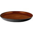 Bitz Dinner Plate, 27 cm - Black / Amber