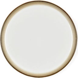 Bitz Dinner Plate, 27 cm - Grey / Cream