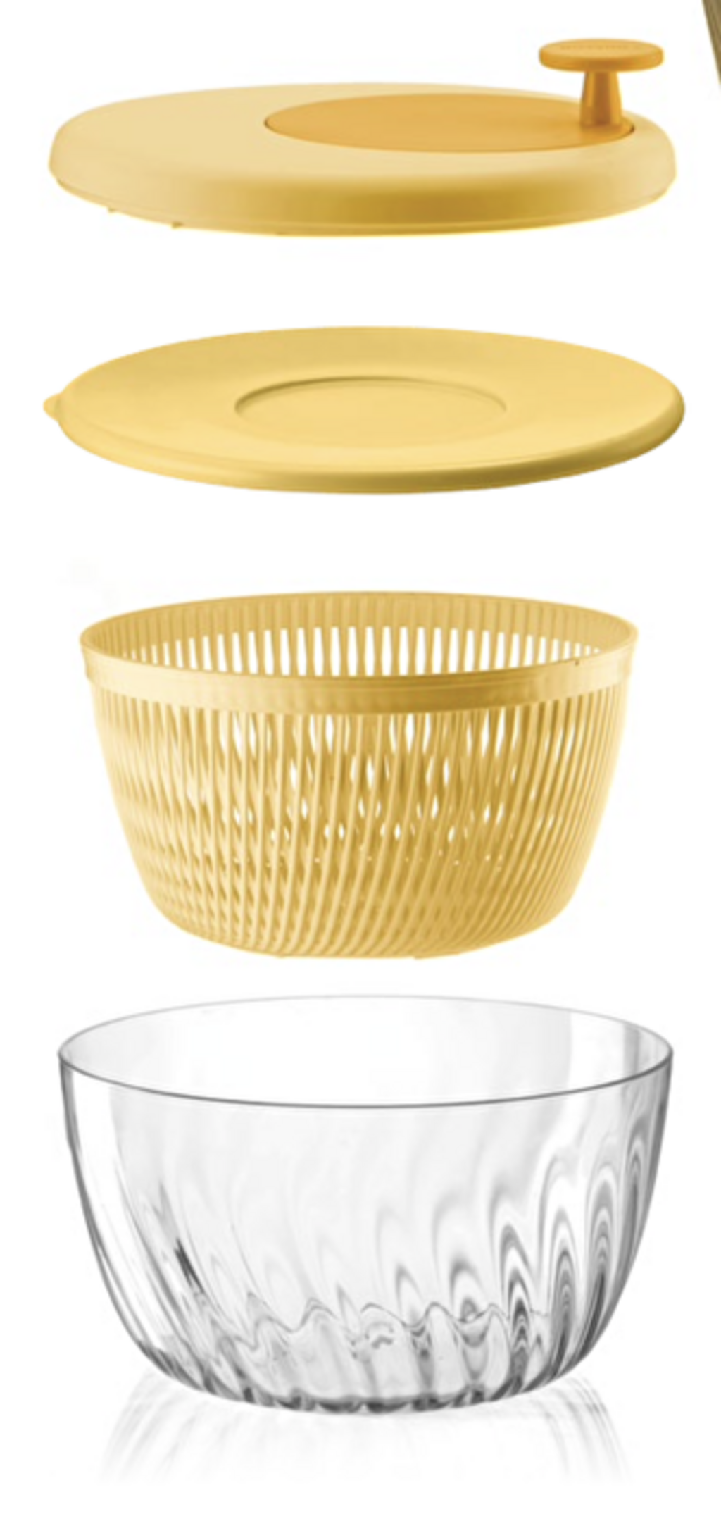 guzzini Salladsslunga 26 cm - gul