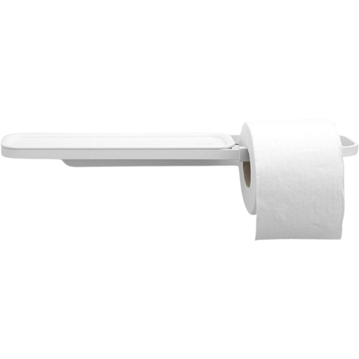Porte-papier Toilette avec Étagère - MindSet - Mineral Fresh White