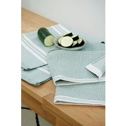 Framsohn Tea Towel - Diamond - Green