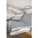 Framsohn Tea Towel - Block Stripes - Grey