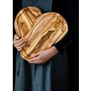 CÔTE D'AZUR Olive Wood Cutting Board with Recesssed Groove