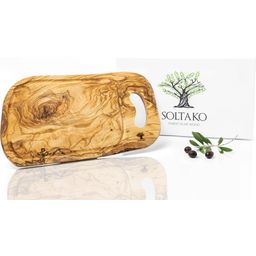 CARTHAGE Olive Wood Bread Board with Groove