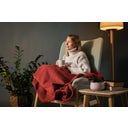 SOFT TOUCH Reversible Blanket by INTERISMO - barolo