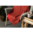 SOFT TOUCH Reversible Blanket by INTERISMO - barolo