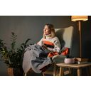 SOFT TOUCH Reversible Blanket by INTERISMO - grey