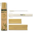 Bambaw Scatola di Cannucce in Bambù - 6 pezzi 14 cm / 6 pezzi 22 cm