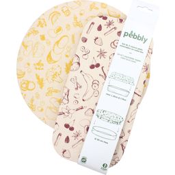 Pebbly Set de 2 Couvre-bols - Rond + Rectangle