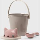 United Pets Crick - Behållare för Torrfoder (Katt) - rosa/grå