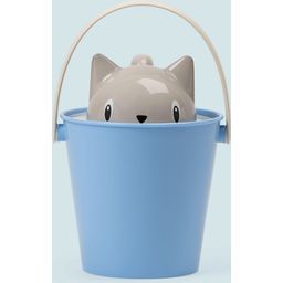 Crick - Contenedor de Comida Seca (Gatos) - Gris / Azul