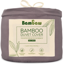 Bambaw Cozy Bambus Påslakan 260x240 cm - Dark Grey
