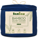 Bambaw Cozy Funda para Nórdico de Bambú 155 x 220 cm - Navy