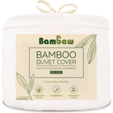 Bambaw Cozy Funda para Nórdico de Bambú 155 x 220 cm - White