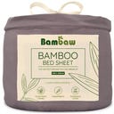 Bambaw Cozy Bambus Spannbettlaken 200 x 200 cm - Dark Grey