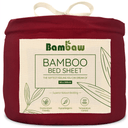 Bambaw Cozy Rjuha iz bambusa 90 x 200 cm - Burgundy