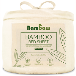 Bambaw Cozy Sábana Bajera de Bambú 90 x 200 cm