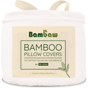 Bambaw Cozy Set di 2 Federe in Bambù, 40 x 60 cm - White