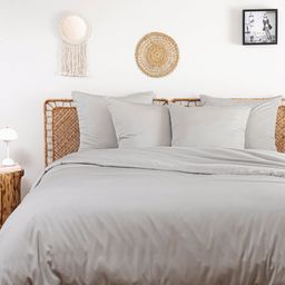 Bamboo Bed Linens - Duvet Cover 155 x 220 cm - Grey