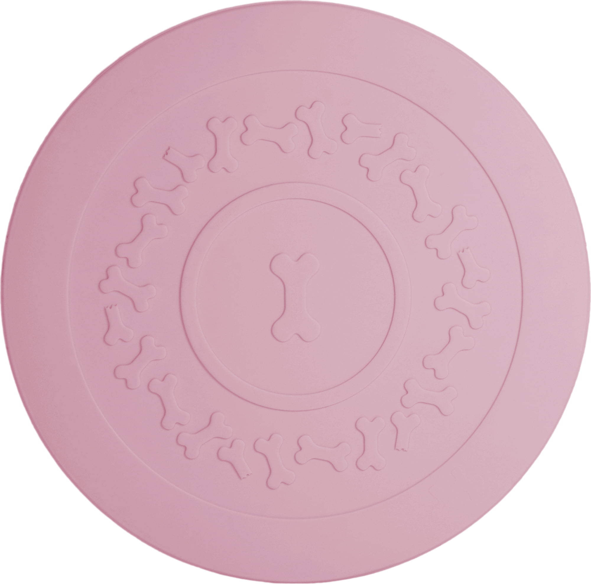 United Pets PLATE - Non-Slip Dog Bowl Mat - Pink
