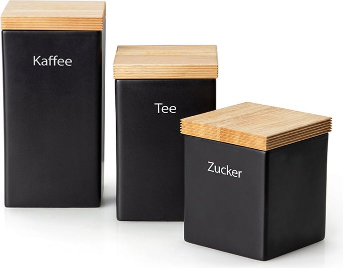 Promo Boîte à Farine En Métal Avec Couvercle Bambou Chez Auchan Direct