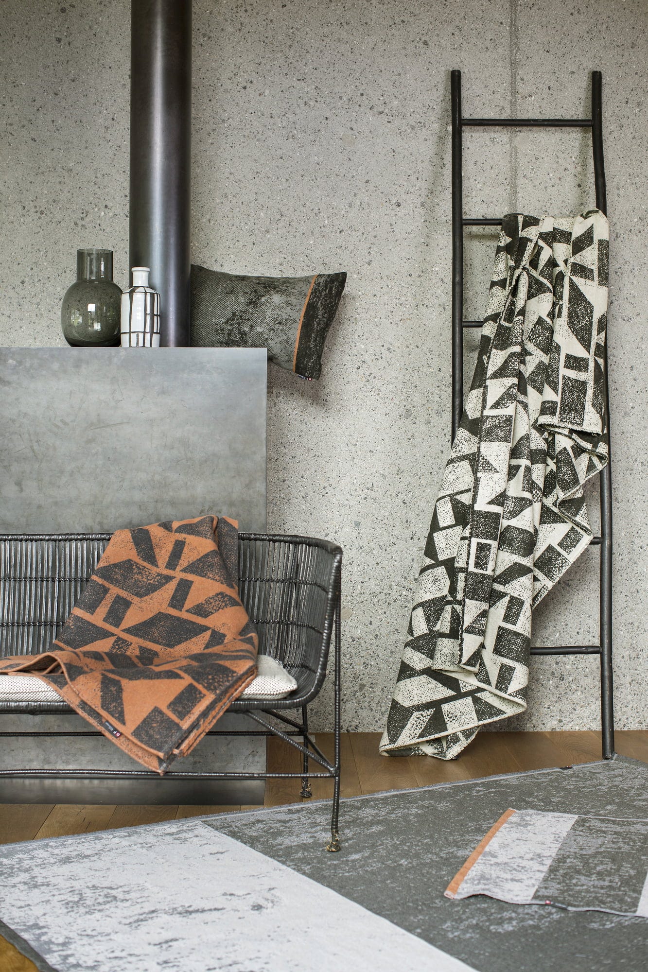 David Fussenegger LUCA Cotton Blanket "Africa" Interismo Online Shop