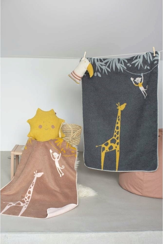 David Fussenegger MAJA Blanket "Giraffe" (GOTS), 100 Cotton
