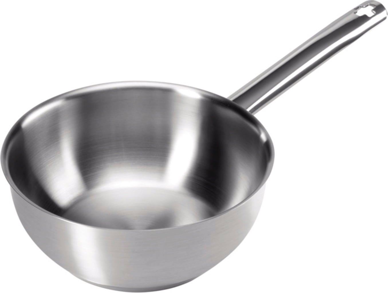 KUHN RIKON Casseruola A Induzione 20 Cm (3,1 L) Con Coperchio In Vetro - Acciaio Inox Argento - Pentola Svizzera Antiaderente Per Cucina Quotidiana