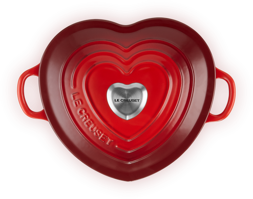 Cocotte coeur 20 cm blanc - 21401200101454 - LE CREUSET | Francis BATT