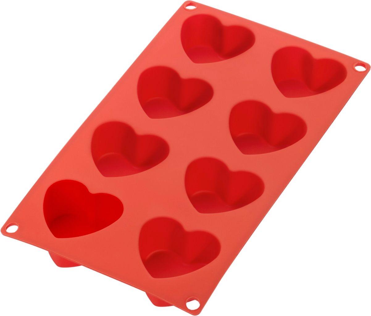 Set 3 Stampi Per Torta A Cuore In Acciaio Inox Lares - Diametri 12, 18, 26 Cm, Altezze Variabili