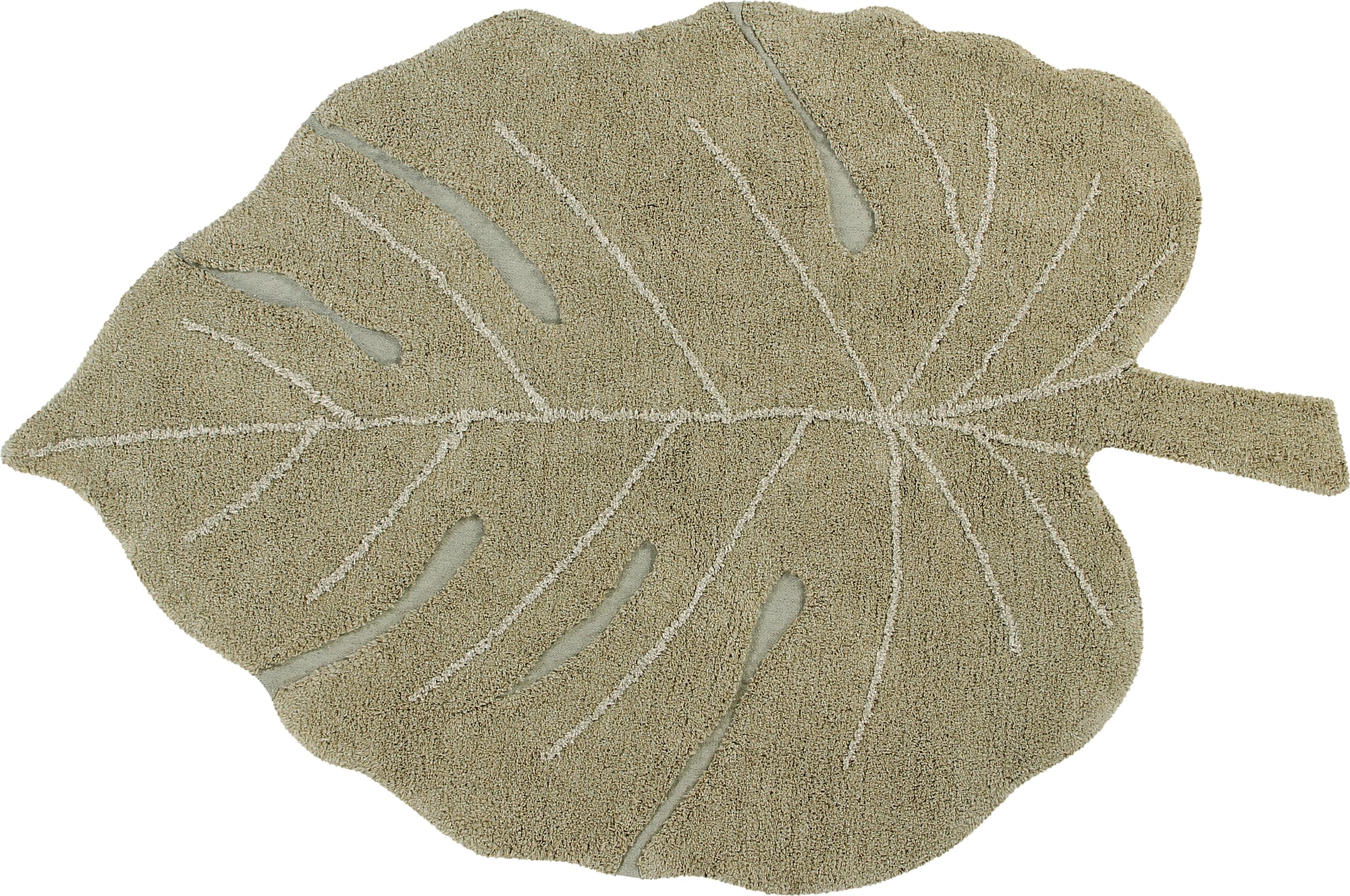 Monstera Rug Olive