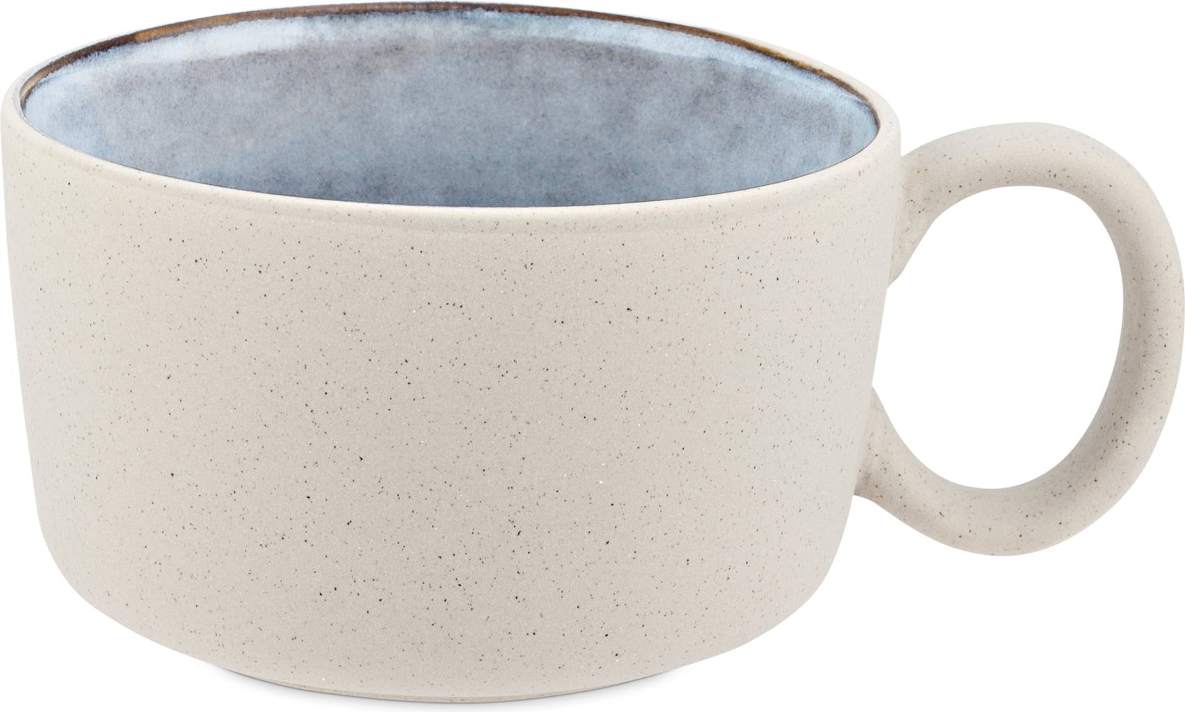 Gmundner Keramik Tazza Colazione Supermax 0.5 Litri - Fiori Sparsi, Fatto A Mano In Austria - Ceramica Pregiata Per Caffè E Tè
