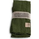 Lovely Linen Napkins - Set of 4 - Jeep Green