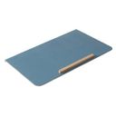 STUDY podloga za pisalno mizo kovina/usnje - Frosty Blue